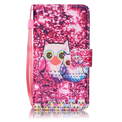 

Two Cats Design PU Leather Flip Cover Wallet Card Holder Case for SAMSUNG A310