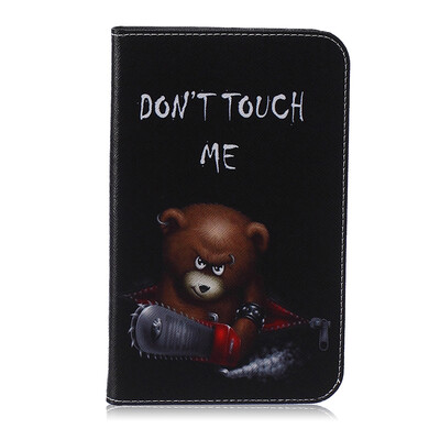 

Bear Style Embossing Classic Flip Cover with Stand Function and Credit Card Slot for SAMSUNG GALAXY Tab3 Lite T111