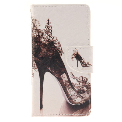 

High heels Design PU Leather Flip Cover Wallet Card Holder Case for LG G4c/G4 Mini