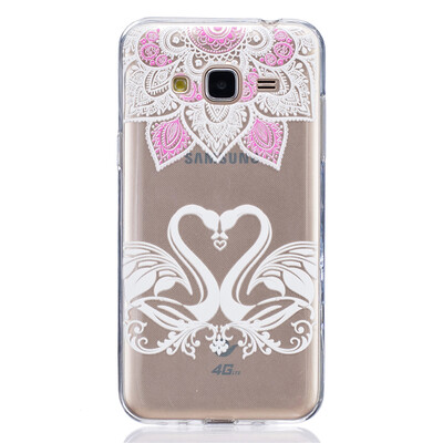 

Swan Pattern Soft Thin TPU Rubber Silicone Gel Case Cover for SAMSUNG GALAXY J3 J310