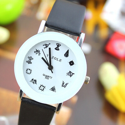 

Ya Zhuo Lun female table new quartz watch watch male and female student table YZL0519TH-4