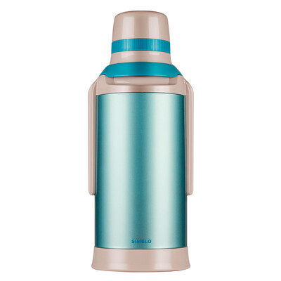 

Jingdong Supermarket] SIMELO impression Kyoto glass liner king pot thermostat pot warm kettle thermos bottle open water bottle 3200ML (blue