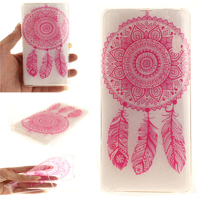 

Rose wind chimes Pattern Soft Thin TPU Rubber Silicone Gel Case Cover for Lenovo K3 NoteA7000
