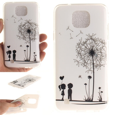 

Lovers&dandelion Pattern Soft Thin TPU Rubber Silicone Gel Case Cover for LG X Cam