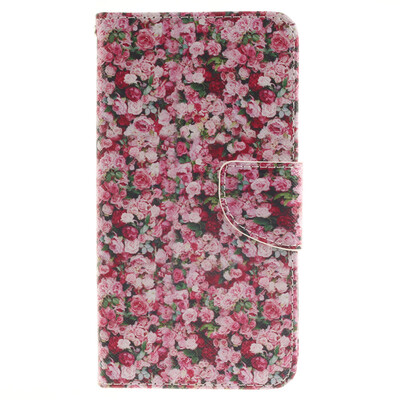 

Floral Design PU Leather Flip Cover Wallet Card Holder Case for LG G3 Stylus D690