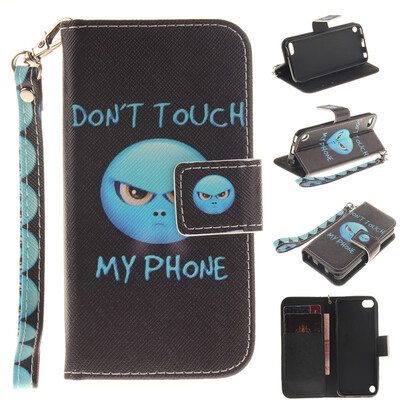 

Anger Design PU Leather Flip Cover Wallet Card Holder Case for iPad Touch 5/6