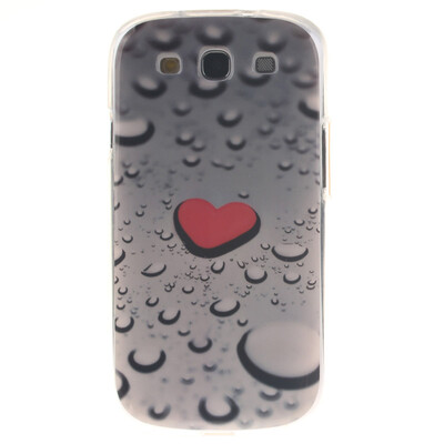 

Heart-shaped water drop Pattern Soft Thin TPU Rubber Silicone Gel Case Cover for SAMSUNG GALAXY SIII I9300