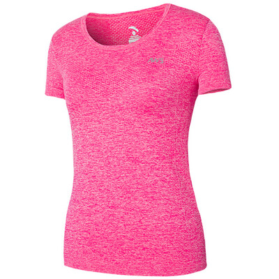 

ANTA (ANTA) Women's clothing 96627140-2 seamless one-piece short-sleeved sweater high elasticity comfortable short T YY383 red flower gray L