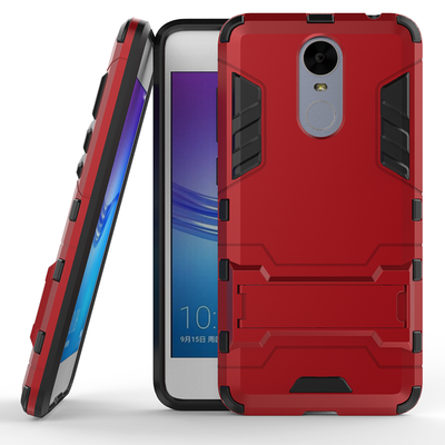 

Red Slim Robot Armor Kickstand Shockproof Hard Rugged Rubber Back Case For HUAWEI Enjoy 6