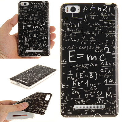 

Mathematical formula Pattern Soft Thin TPU Rubber Silicone Gel Case Cover for XIAOMI 4C4I