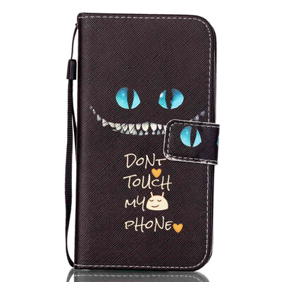 

Blue Eyes Design PU Leather Flip Cover Wallet Card Holder Case for LG K10