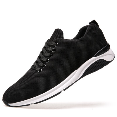 

Precentor sports and leisure men's shoes breathable outdoor running shoes with low to help cloth shoes male 1607 black 38 yards
