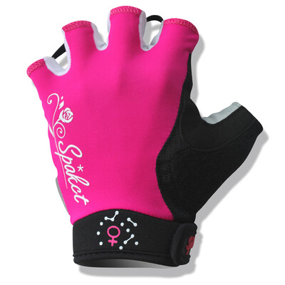 

Sparkle CSG200F simple love women summer half finger bicycle gloves riding gloves red M code
