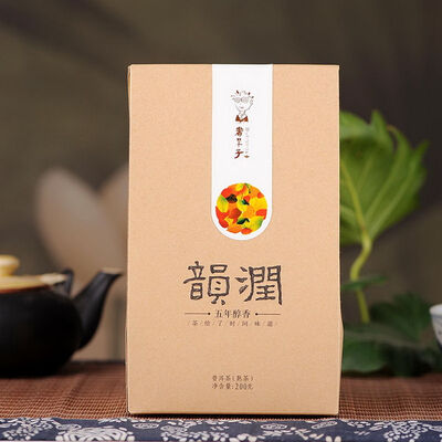 

Dr Puer Tea Charming Smooth Loose Puer Puerh Pu-erh in Box 2012 200g Ripe