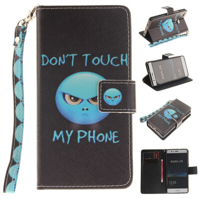 

Anger Design PU Leather Flip Cover Wallet Card Holder Case for HUAWEI P9 Lite