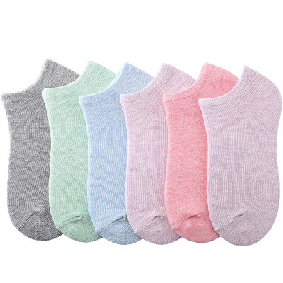 

Cat MiiOW socks women&39s socks&socks women&39s cotton solid color stealth socks casual sports socks socks mixed color 6 double