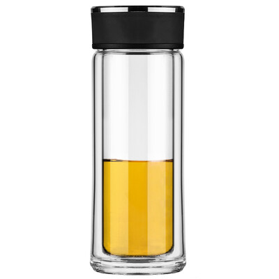 

[Супермаркет] Jingdong Вьентьян (Wanxiang) V25 350мл нержавеющей стали двойной слой термостойкого стекла крышка творческих деловых людей и женская одежда портативный чашка чая черный конь