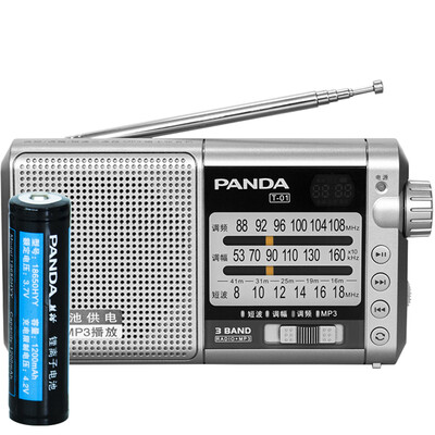 

PANDA T-01 Portable радио FM TF музыкальный плеер,серебристый
