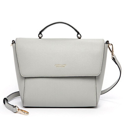 

JESSIE & JANE and simple shoulder Messenger bag leather handbag handbag J27S1271753CR coral