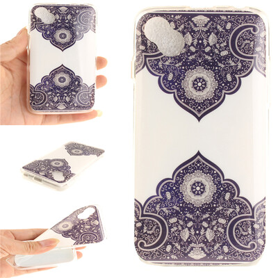 

Diagonal totem Pattern Soft Thin TPU Rubber Silicone Gel Case Cover for WIKO Sunny
