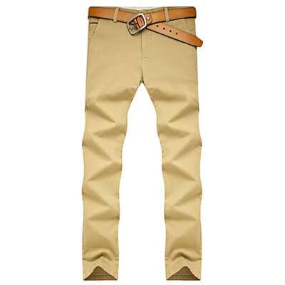 

Marland (marland) business casual pants men's elastic Slim cotton straight trousers trousers pants khaki 30 G07