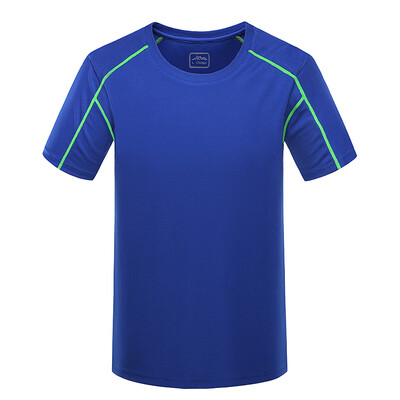 

Fugui bird FUGUINIAO outdoor quick-drying men&women models short-sleeved quick-drying t-shirt sports perspiration stretch running fast drying clothes 17092FGT008 male Po Lan XL