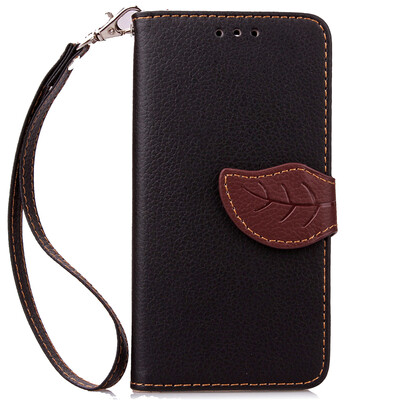 

Black Design PU Leather Flip Cover Wallet Card Holder Case for LG G2/D802