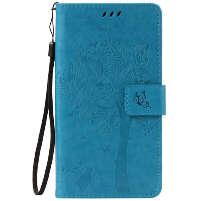 

Blue Tree Design PU Leather Flip Cover Wallet Card Holder Case for SONY Z5 PLUS