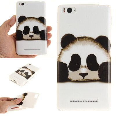 

Обложка Panda шаблон Мягкий тонкий ТПУ резиновый силиконовый гель чехол для XIAOMI 4C/4I