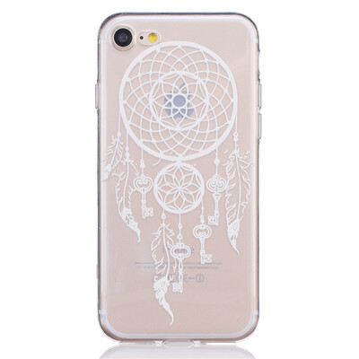 

Key bells Dress girl Pattern Soft Thin TPU Rubber Silicone Gel Case Cover for IPHONE 7