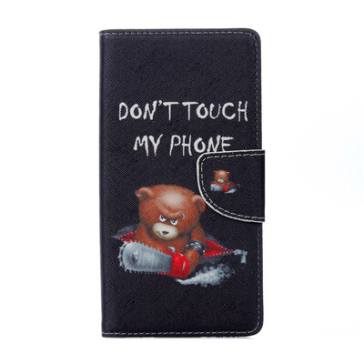 

Black Bear Design PU Leather Flip Cover Wallet Card Holder Case for Wiko FREDDY