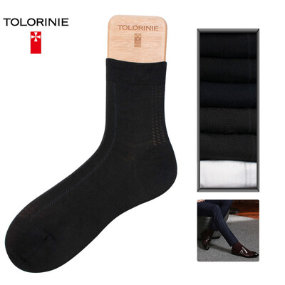 

Jingdong Supermarket] TOLORINIE business men socks socks modal socks men [6 double] K7053