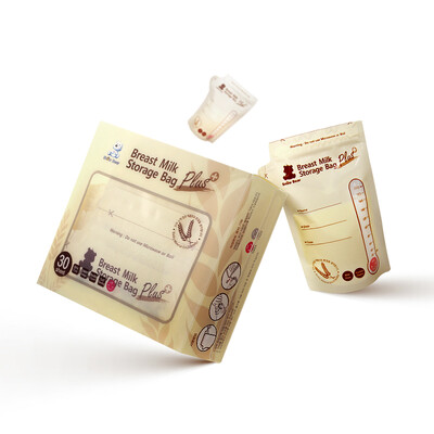

Snow bear breast milk storage bag