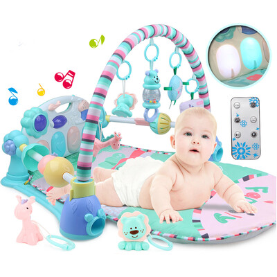 

Bienshi beiens baby toys multi-functional exercise bike baby pedal piano children with music with remote control B213