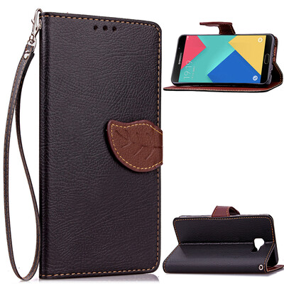 

Black Design PU Leather Flip Cover Wallet Card Holder Case for Samsung Galaxy A9A9000