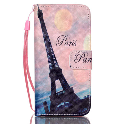 

Eiffel Tower Design PU Leather Flip Cover Wallet Card Holder Case for HUAWEI P8LITE