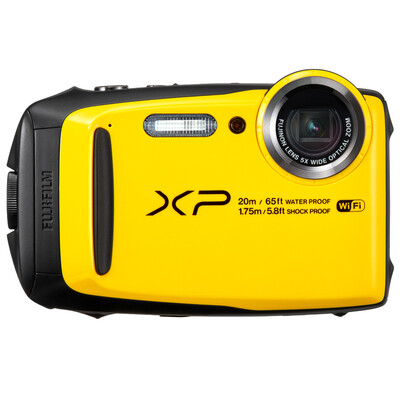 

Fuji (FUJIFILM) XP120 спортивная камера желтый 4 анти-карточная машина водонепроницаемый пылезащитный противоударный антифриз 5 раз оптический зум WIFI доля оптический anti-shake