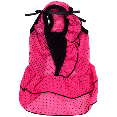 

Kay Chimi KOJIMA spring and summer pet clothes water jade harness dresses cat and dog dress rose red L