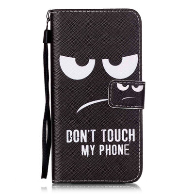

Black Eyes Design PU Leather Flip Cover Wallet Card Holder Case for LG G5