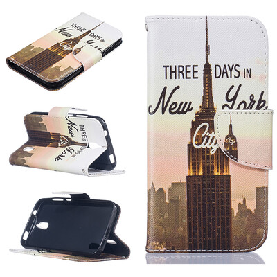 

Tower Design PU Leather Flip Cover Wallet Card Holder Case for HUAWEI Y625