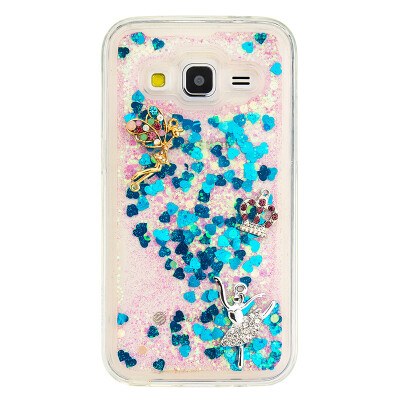 

Dynamic Quicksand Glitter Liquid Soft TPU Case Cover For SAMSUNG G360