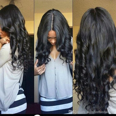 

Human Hair Unprocessed Virgin Brazilian Hair Bundles Loose Wavy 3Pcs Lot Could Be Dyed Or Bleached Full And Thick