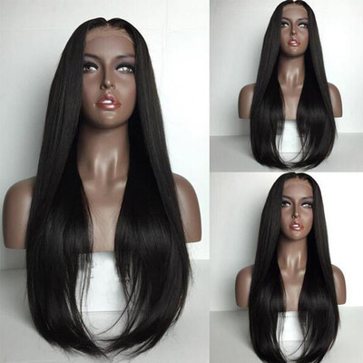 

Straight lace front wig for black women glueless lace front human hair wigs brazilian straight lace front wig with baby hair