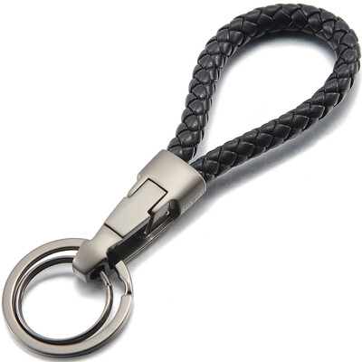 

JOBON Bangle double key chain bracelet convenient pick key ring car key chain ring key chain pendant ZB-076 black creative gift birthday gift