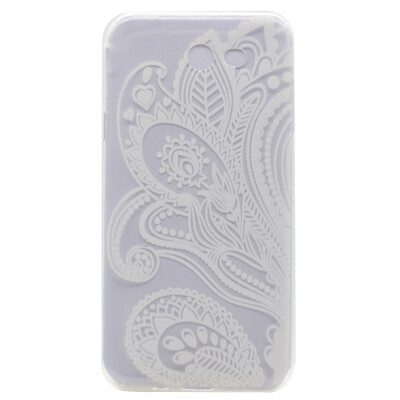 

Half flower Pattern Soft Thin TPU Rubber Silicone Gel Case Cover for SAMSUNG Galaxy J7 2017J710