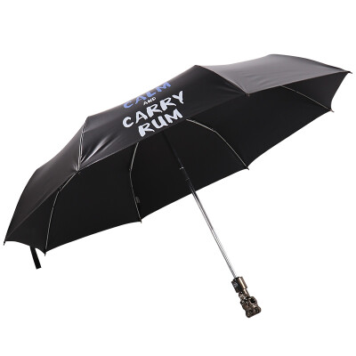 

Paradise letter print auto 3 folded umbrella rainy/sunny umbrella