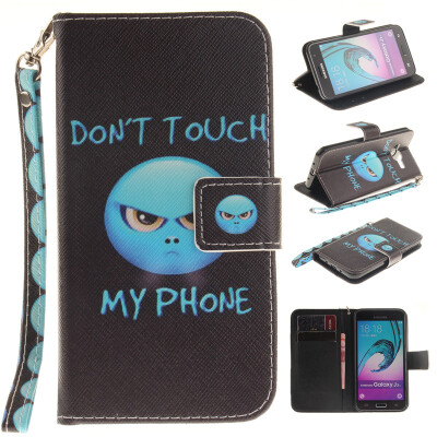 

Anger Design PU Leather Flip Cover Wallet Card Holder Case for SAMSUNG GALAXY J3 2016 /J310