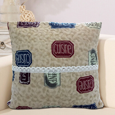

Green reed European-style cloth cushion pillow waist sofa cushion cushion modern era