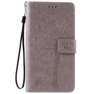 

Серый дизайн дерева Кожа PU флип крышки Кошелек Карты Держатель чехол для HUAWEI Honor 5X
