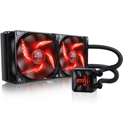 

Overclocking three (PCCOOLER) core cooling 120 CPU heat sink (multi-platform / integrated water / 12cm smart blue fan / with silicone grease